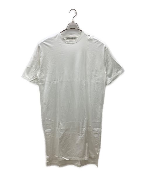 Midi-Umi（ミディウミ）Midi-Umi (ミディウミ) カットソーワンピース ホワイト サイズ:FREEの古着・服飾アイテム