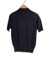 HYKE (ハイク) コットンニットポロシャツ ブラック サイズ:1：3480円