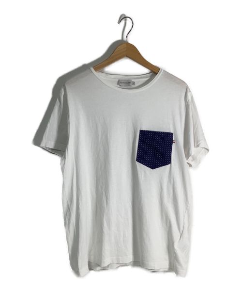 MONCLER（モンクレール）MONCLER (モンクレール) MAGLIA T-SHIRT ホワイト サイズ:Lの古着・服飾アイテム