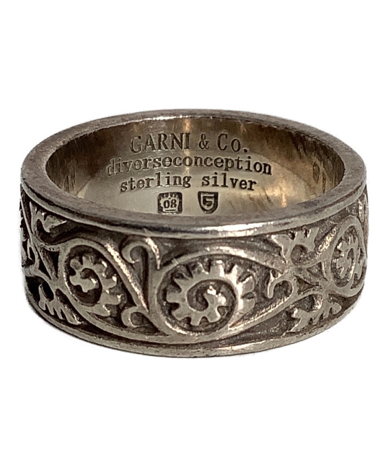 プレゼント サプライズ ガルニ GARNI シルバーリング ロゴスタンプ 約