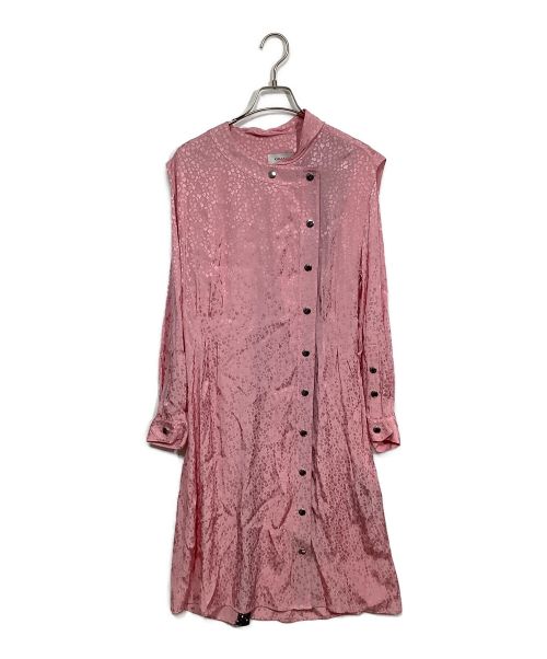COACH（コーチ）COACH (コーチ) シャツワンピース ピンク サイズ:2の古着・服飾アイテム