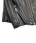 中古・古着 DIESEL (ディーゼル) シングルライダースジャケット ブラック サイズ:M：27800円