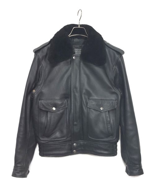 KADOYA（カドヤ）KADOYA (カドヤ) レザージャケット ブラック サイズ:Lの古着・服飾アイテム