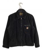 CALEEキャリー）の古着「Dobby corduroy work jacket」｜ブラック