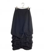 Jean Paul Gaultier FEMMEジャンポールゴルチェフェム）の古着「ウールスカート」｜ブラック