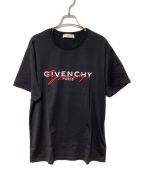 GIVENCHYジバンシィ）の古着「SIGNATURE PRINT ロゴプリントTシャツ」｜ブラック