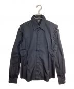 Jean Paul Gaultier hommeジャンポールゴルチェオム）の古着「デザインシャツ」｜ブラック