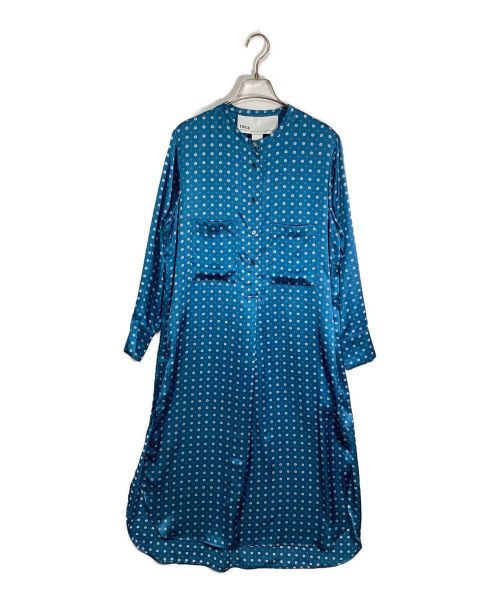 ticca（ティッカ）ticca (ティッカ) 長袖ワンピース ブルー サイズ:フリーサイズの古着・服飾アイテム