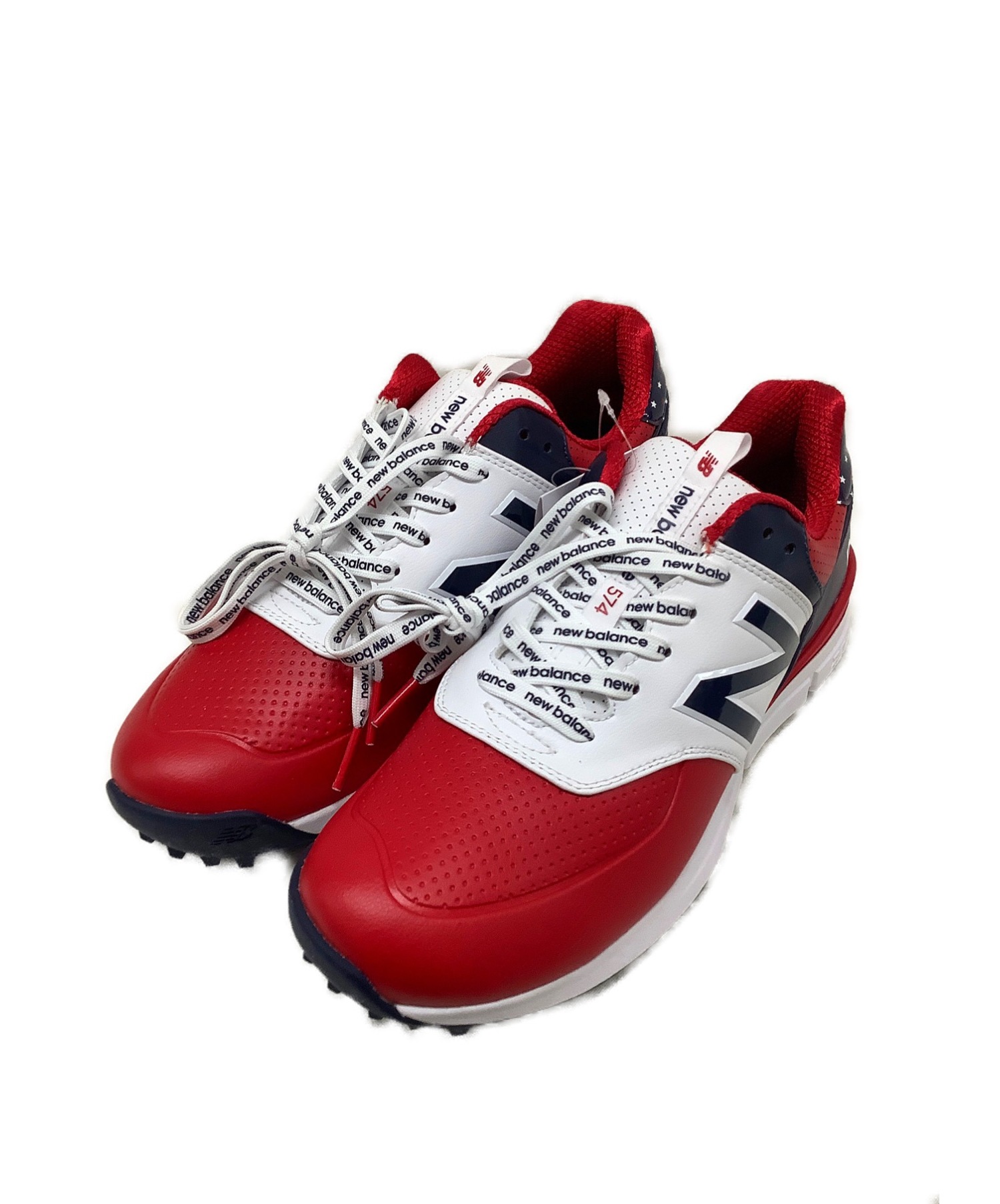 中古 古着通販 New Balance ニューバランス ゴルフシューズ レッド ホワイト サイズ 25 5 未使用品 ブランド 古着通販 トレファク公式 Trefac Fashion