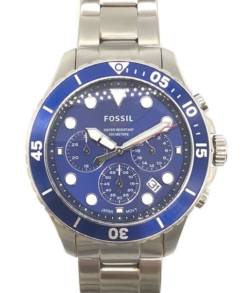 FOSSIL（フォッシル）FOSSIL (フォッシル)  FB-03 クロノグラフ ステンレススチールウォッチ ブルーの古着・服飾アイテム