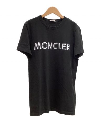 中古・古着通販】MONCLER (モンクレール) Tシャツ ブラック サイズ:Ｓ 