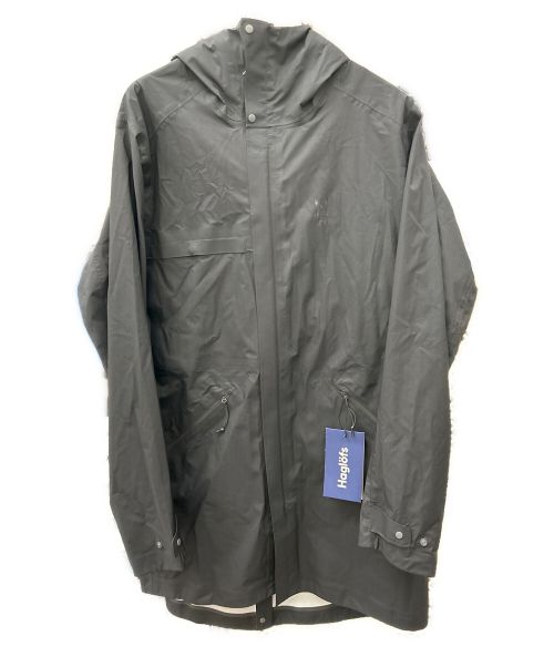 HAGLOFS（ホグロフス）HAGLOFS (ホグロフス) シェルジャケット ブラック サイズ:Ｌ 未使用品の古着・服飾アイテム