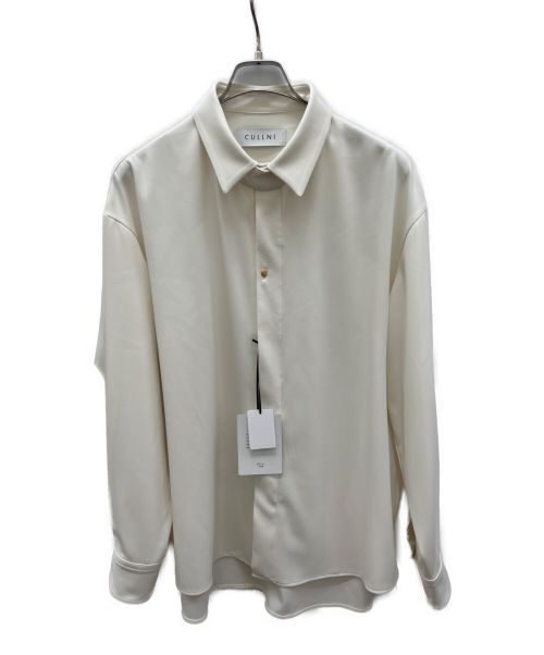 CULLNI（クルニ）CULLNI (クルニ) ダブルサテンチンストラップシャツ ホワイト サイズ:M 未使用品の古着・服飾アイテム