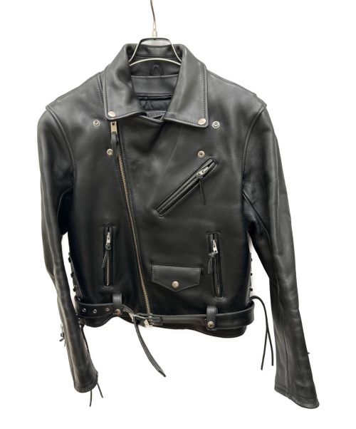 KADOYA（カドヤ）KADOYA (カドヤ) ダブルライダースジャケット ブラック サイズ:Ｍの古着・服飾アイテム