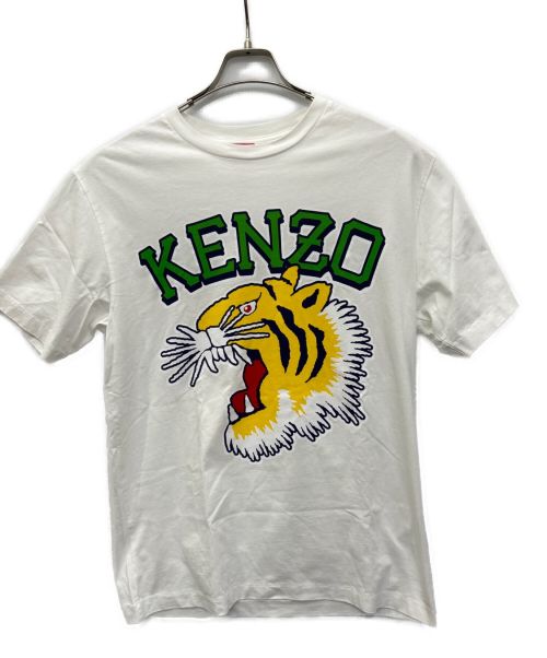 KENZO（ケンゾー）KENZO (ケンゾー) フロントタイガープリントTシャツ ホワイト サイズ:ｓの古着・服飾アイテム