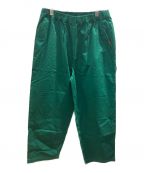 TOY MACHINEトイマシーン）の古着「LOOSE FIT COLOR PAINTER PANTS」｜グリーン