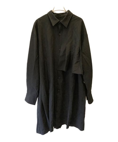 HARE（ハレ）HARE (ハレ) ギャザーコート ブラック サイズ:Freeの古着・服飾アイテム