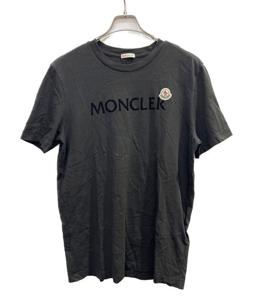 MONCLER（モンクレール）MONCLER (モンクレール) ロゴカットソー ブラック サイズ:Mの古着・服飾アイテム