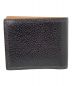 TAKEO KIKUCHI (タケオキクチ) 2つ折り財布 ブラック×ベージュ：4800円