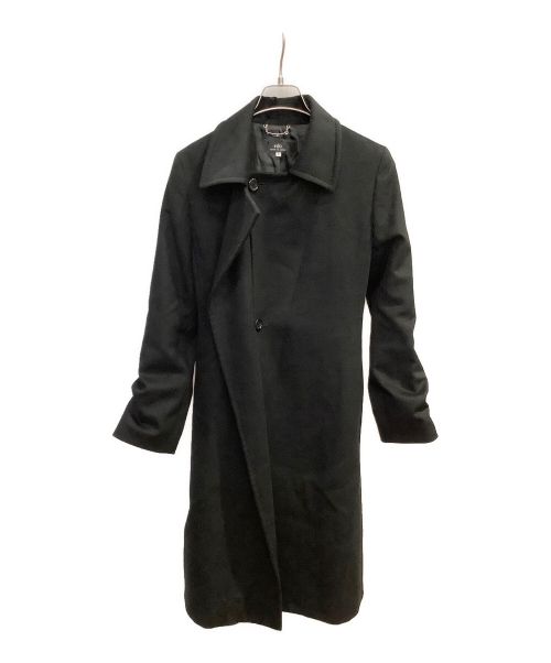 INED（イネド）INED (イネド) カシミヤコート ブラック サイズ:Ｍの古着・服飾アイテム