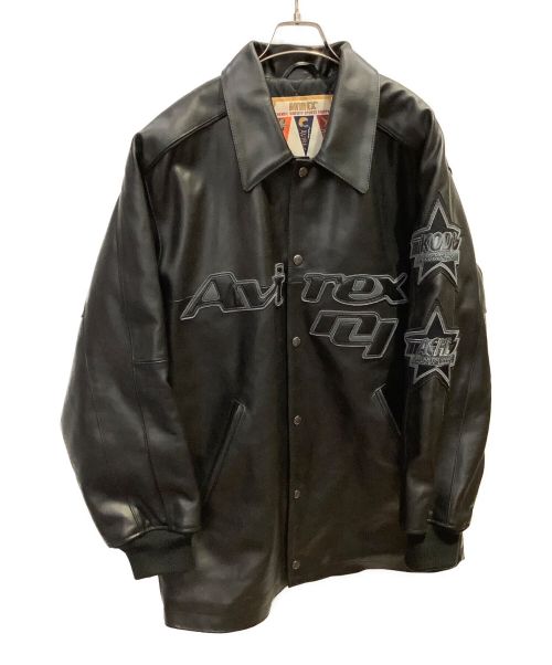 AVIREX（アヴィレックス）AVIREX (アヴィレックス) GOALERS JACKET ブラック サイズ:Lの古着・服飾アイテム