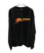 X-LARGEエクストララージ）の古着「3Dロゴスウェット　X-LARGE　（101214012022）」｜ブラック