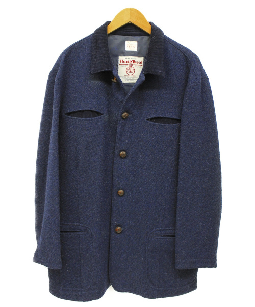 中古 古着通販 Papas パパス ツイードジャケット ネイビー サイズ M ブランド 古着通販 トレファク公式 Trefac Fashion