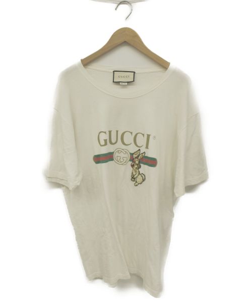 GUCCI（グッチ）GUCCI (グッチ) Tシャツ ホワイト サイズ:記載なしの古着・服飾アイテム
