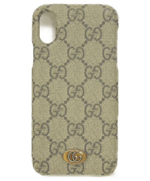 中古 古着通販 Gucci グッチ スマホケース ブラウン Gg ブランド 古着通販 トレファク公式 Trefac Fashion
