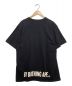 A BATHING APE (ア ベイシング エイプ) プリントTシャツ ブラック サイズ:XLサイズ」：4800円