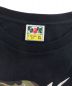 中古・古着 A BATHING APE (ア ベイシング エイプ) プリントTシャツ ブラック サイズ:XLサイズ」：4800円