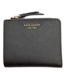 Kate Spade（ケイトスペード）の古着「2つ折り財布」｜ブラック