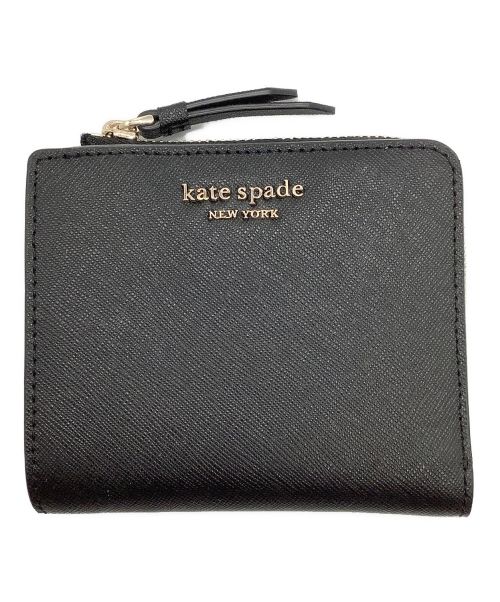 Kate Spade（ケイトスペード）Kate Spade (ケイトスペード) 2つ折り財布 ブラックの古着・服飾アイテム