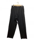 BLURHMS（ブラームス）の古着「Silk Wool Tropical Easy Pants」｜ブラック