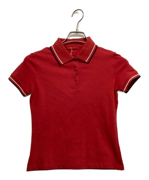 PRADA SPORTS（プラダスポーツ）PRADA SPORTS (プラダスポーツ) ポロシャツ レッド サイズ:XS 未使用品の古着・服飾アイテム