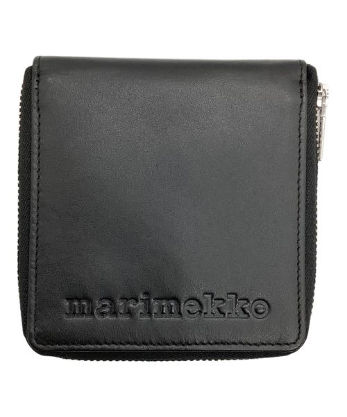 marimekko（マリメッコ）marimekko (マリメッコ) Eneanウォレット ブラックの古着・服飾アイテム