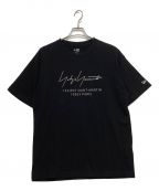 YOHJI YAMAMOTO×New Eraヨウジヤマモト×ニューエラ）の古着「Tシャツ」｜ブラック