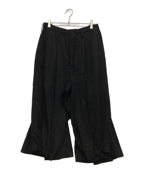 YOHJI YAMAMOTO（ヨウジヤマモト）YOHJI YAMAMOTO (ヨウジヤマモト) クラシックカラスパンツ ブラック サイズ:SIZE2の古着・服飾アイテム