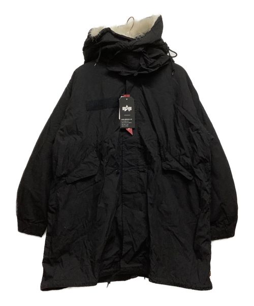 ALPHA（アルファ）ALPHA (アルファ) モッズコート ブラック サイズ:M 未使用品の古着・服飾アイテム