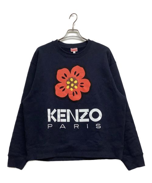 KENZO（ケンゾー）KENZO (ケンゾー) 'Boke Flower'スウェット ネイビー サイズ:XLの古着・服飾アイテム