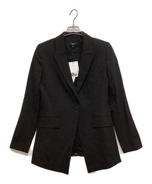 theory（セオリー）theory (セオリー) テーラードジャケット ブラック サイズ:4 未使用品の古着・服飾アイテム