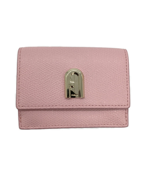 FURLA（フルラ）FURLA (フルラ) 3つ折り財布 ピンクの古着・服飾アイテム