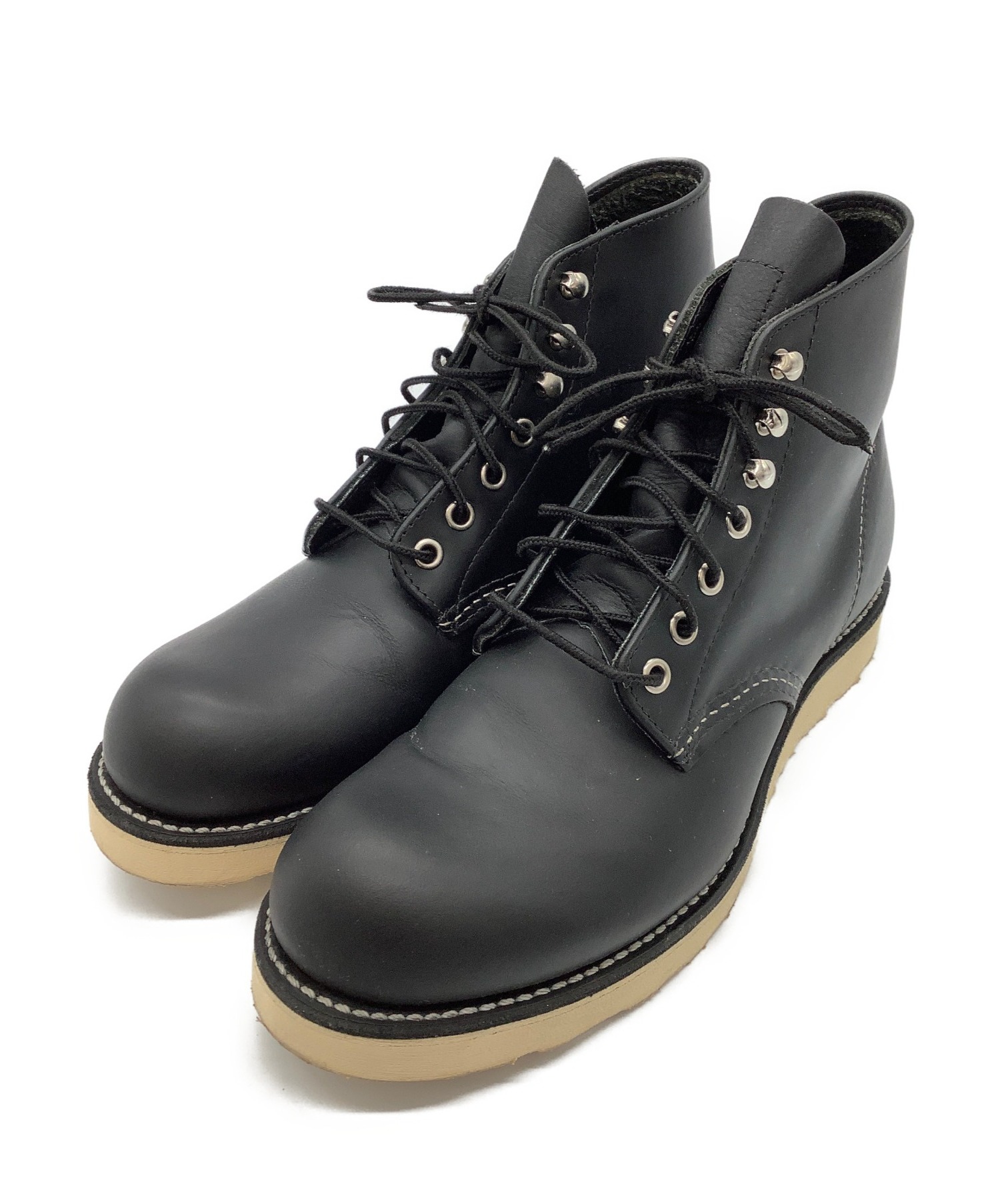 中古 古着通販 Red Wing レッドウィング クラシックプレーントゥブーツ ブラック サイズ 25 5 D8165 ブランド 古着通販 トレファク公式 Trefac Fashion