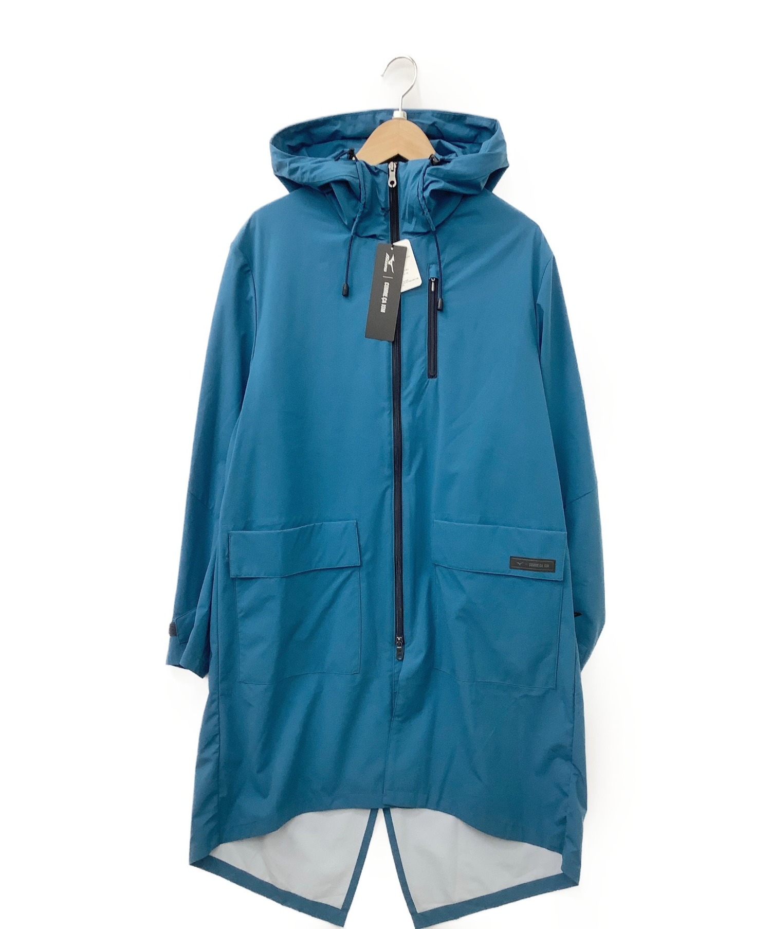 中古 古着通販 Comme Ca Ism Mizuno コムサイズム ミズノ ロングマウンテンパーカー ブルー サイズ L 未使用品 ブランド 古着通販 トレファク公式 Trefac Fashion