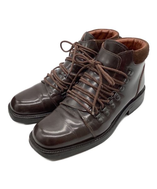 中古 古着通販 Gucci グッチ レースアップブーツ ブラウン サイズ 6 5 ブランド 古着通販 トレファク公式 Trefac Fashion