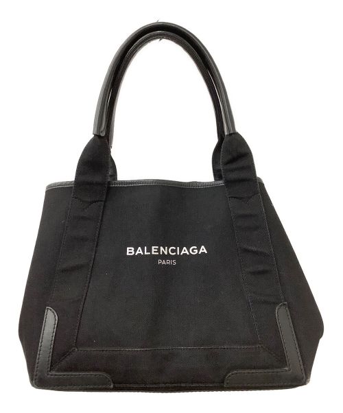 BALENCIAGA（バレンシアガ）BALENCIAGA (バレンシアガ) キャンバストートバッグ ブラックの古着・服飾アイテム