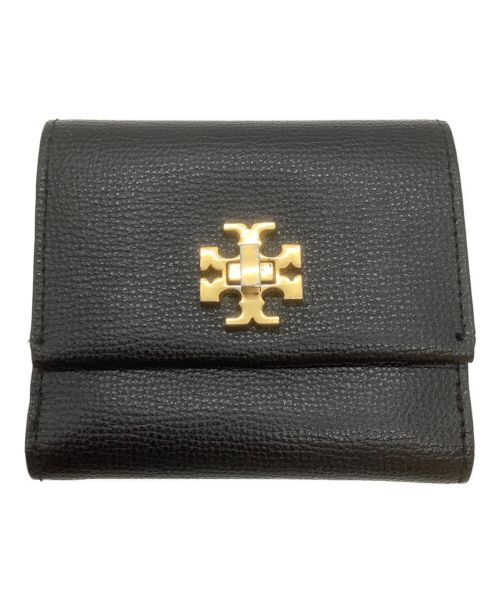 TORY BURCH（トリーバーチ）TORY BURCH (トリーバーチ) KIRA 3つ折り財布 ブラックの古着・服飾アイテム