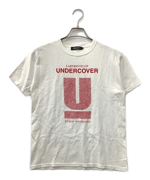 UNDERCOVER（アンダーカバー）UNDERCOVER (アンダーカバー) 25周年 ラビリンス 半袖カットソー ホワイト サイズ:XSの古着・服飾アイテム