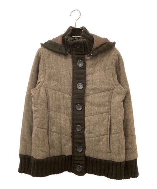 WOOLRICH（ウールリッチ）WOOLRICH (ウールリッチ) 中綿ジャケット ブラウン サイズ:Lの古着・服飾アイテム