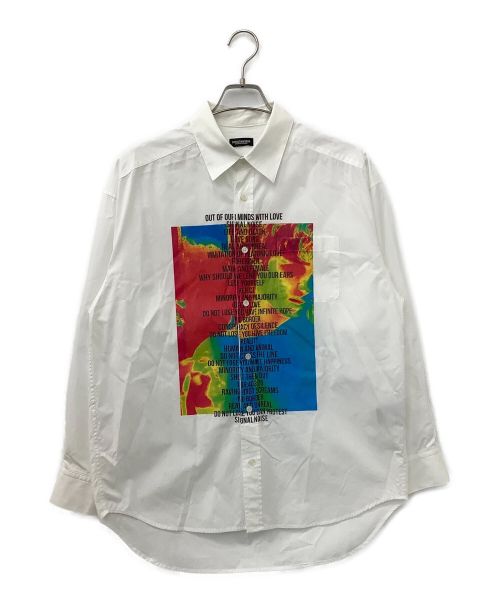 CHRISTIAN DADA（クリスチャンダダ）CHRISTIAN DADA (クリスチャンダダ) グラフィックプリントシャツ ホワイト サイズ:48の古着・服飾アイテム